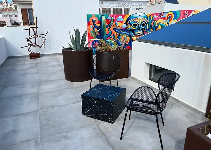 Daire Artrock Experience - Pop Loft Gallery - 24mq - Hermoupoli *